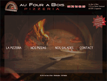 Tablet Screenshot of pizzeria-craponne.com